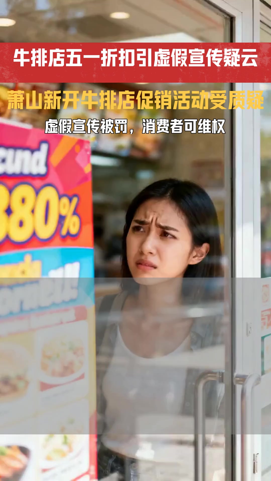 必囤 王品牛排旗下餐厅五一折扣 商家宣传行为是否构成虚假宣传