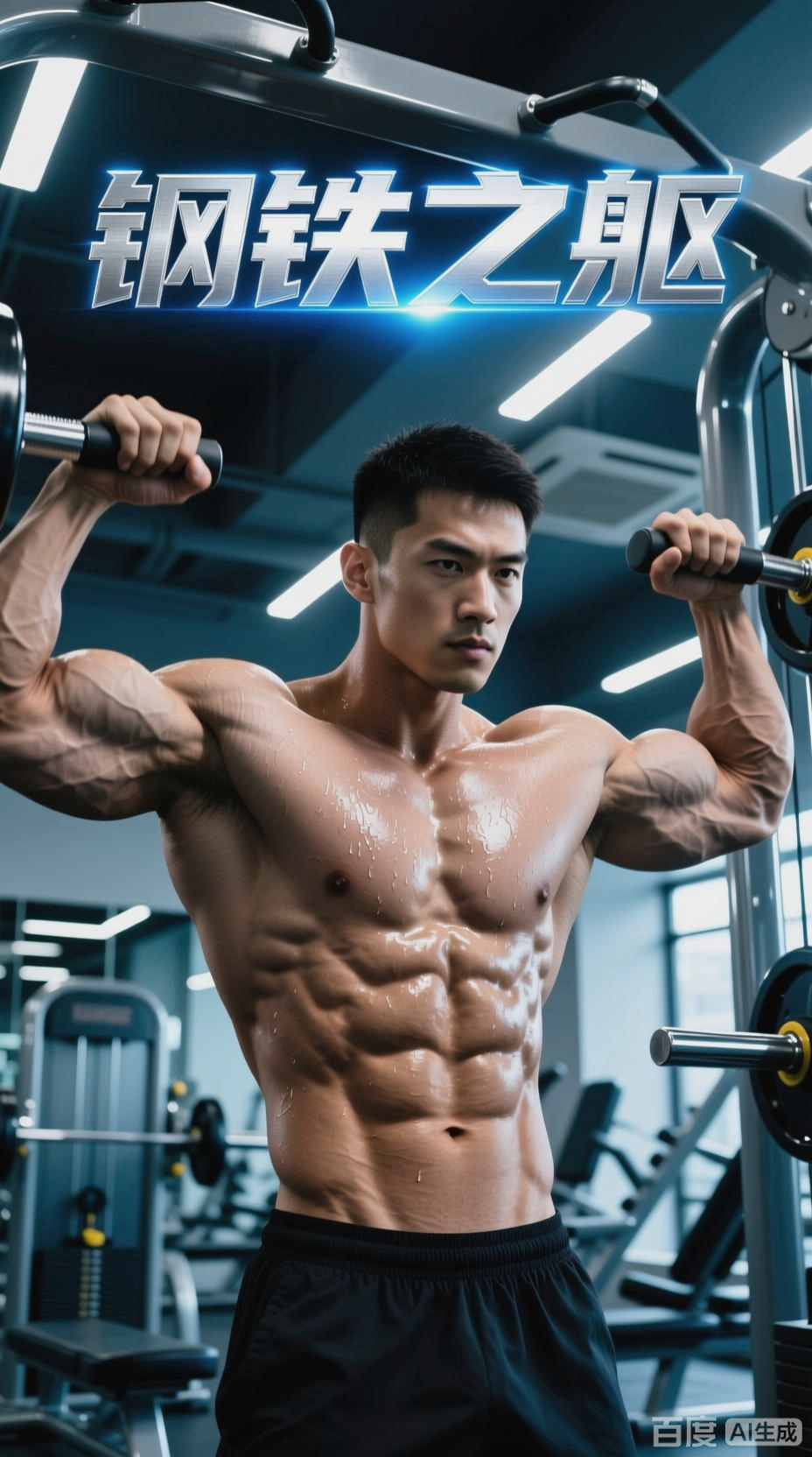 肌肉男的力量与抗击打训练