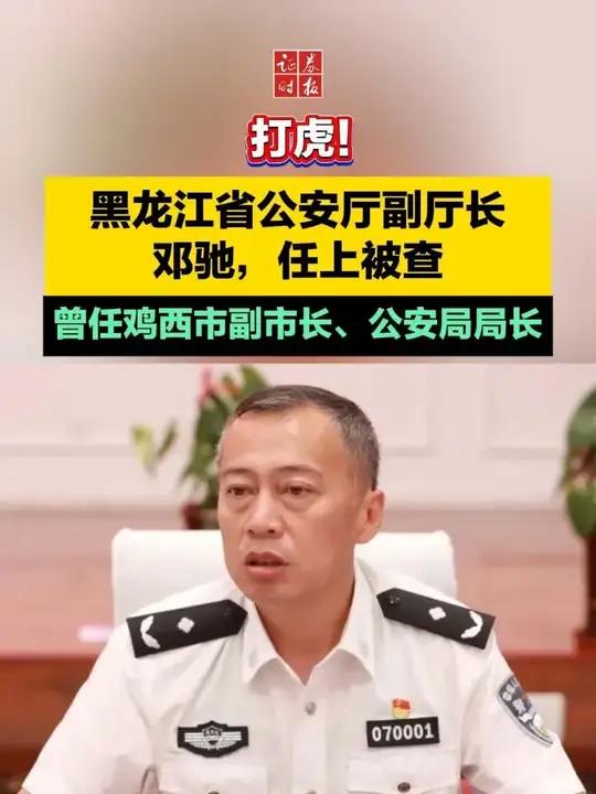 黑龙江省公安厅副厅长邓驰,任上被查