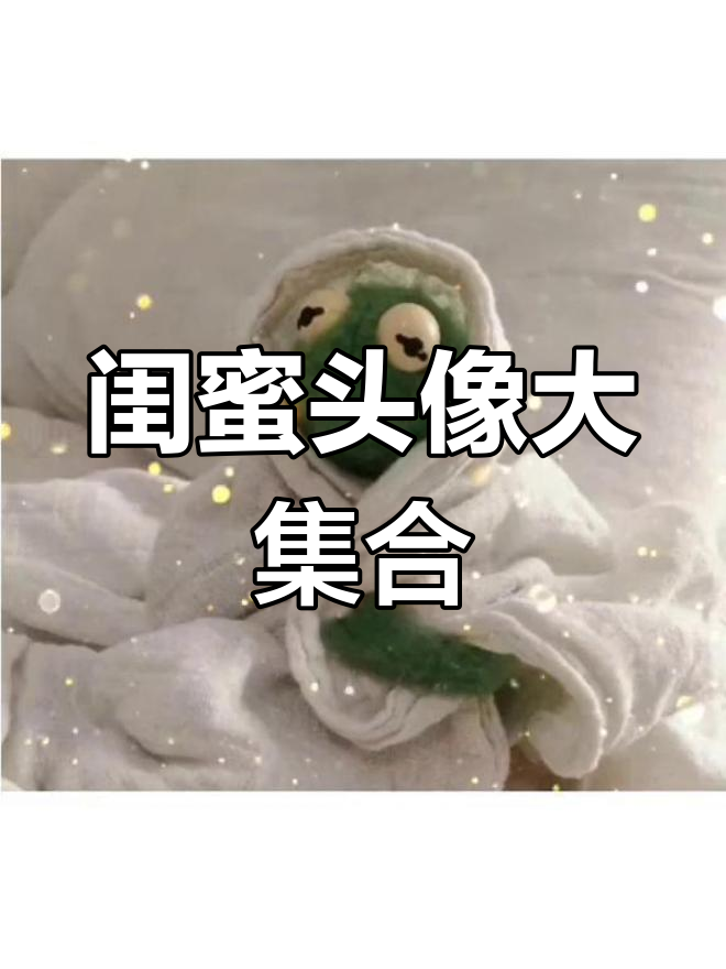 和闺蜜一起换沙雕头像,超可爱!