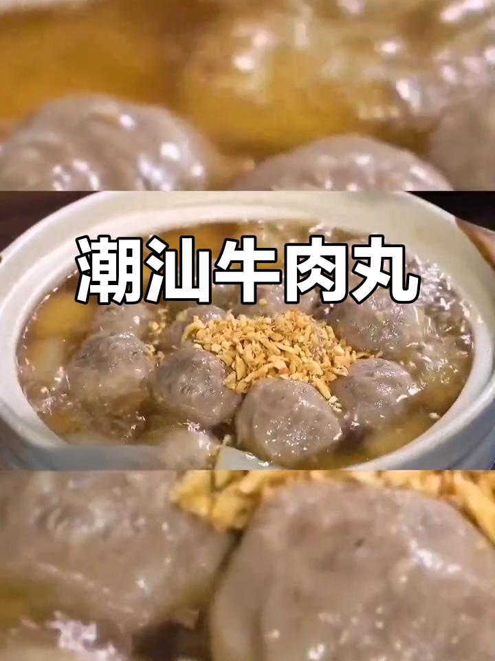 潮汕牛肉丸,汤面火锅皆美味,口感爆汁,绝对让你停不下来!