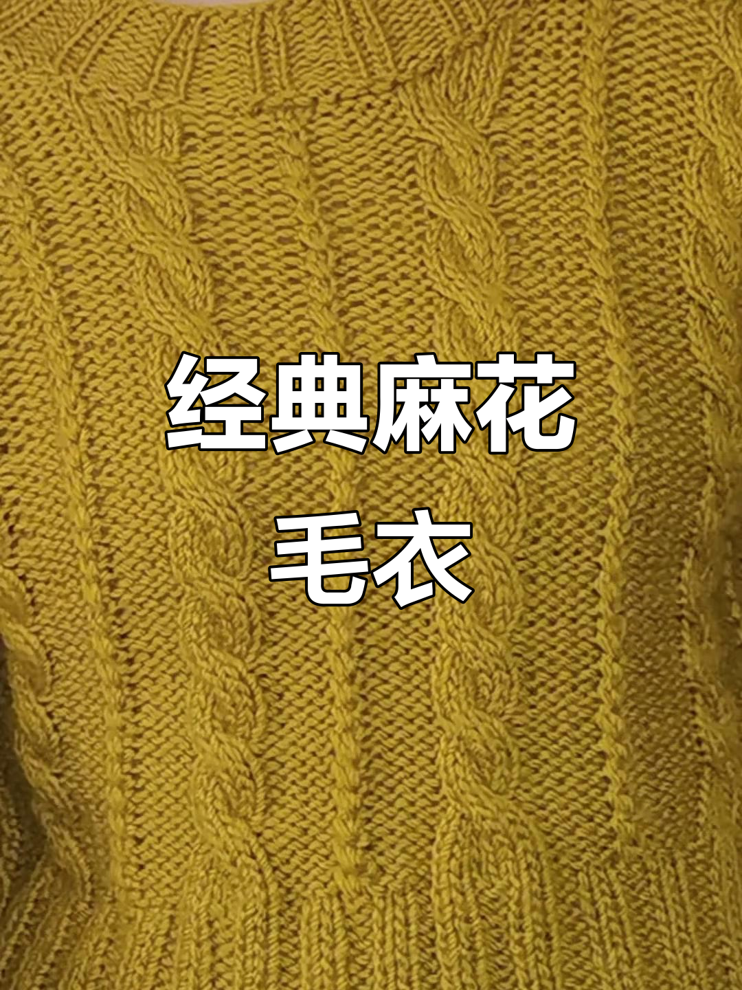 秋冬必备!麻花鱼骨针毛衣,男女同款时尚大方