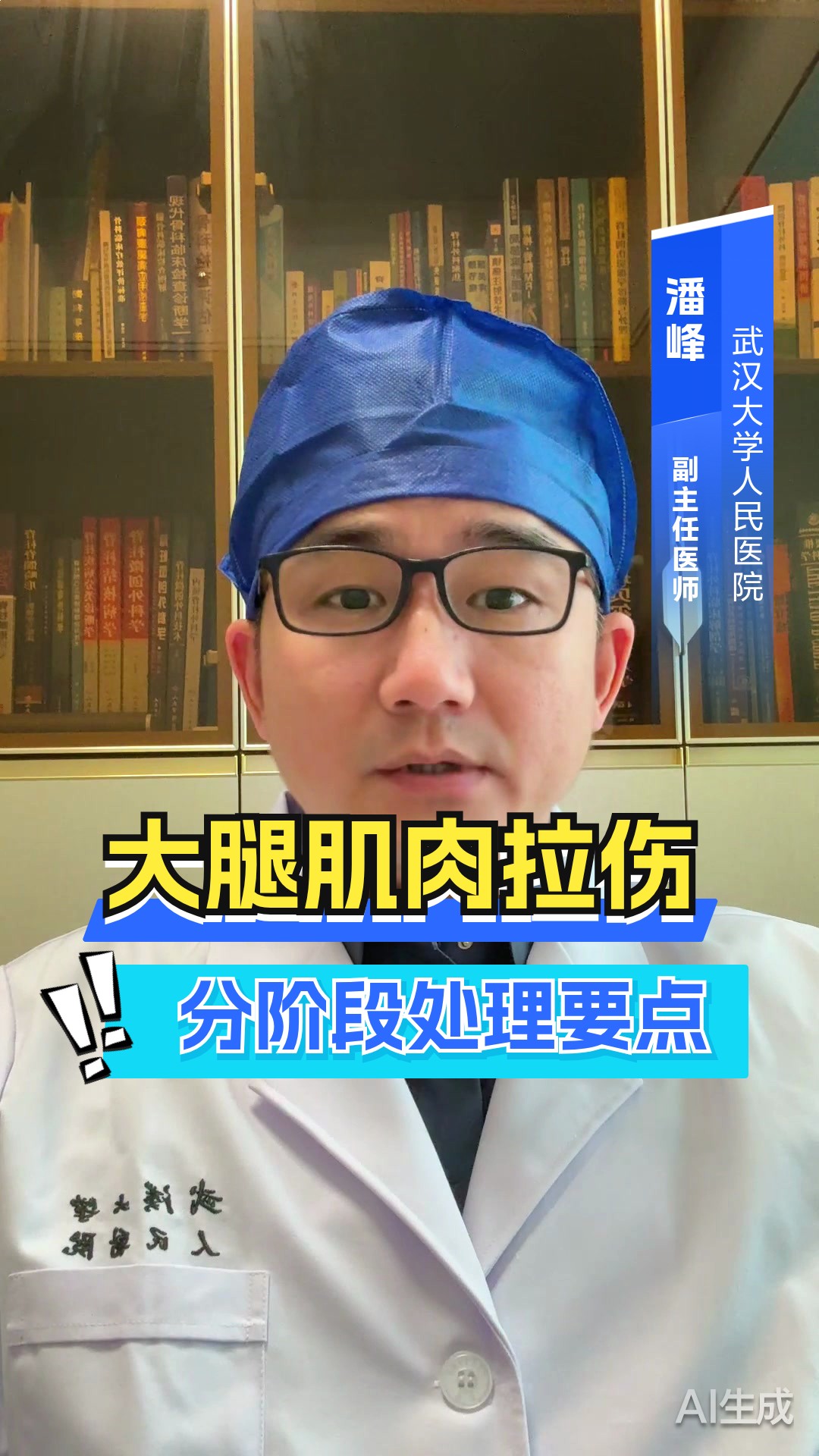 大腿肌肉拉伤分阶段处理要点