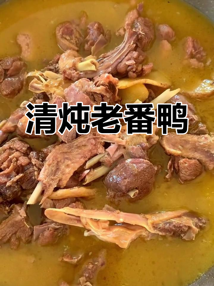 秋冬滋补必备:清炖老番鸭