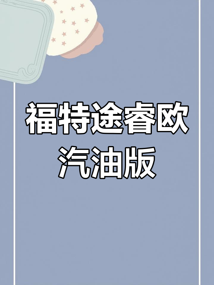 福特途睿欧:商务出行首选,汽油自动豪华面包车