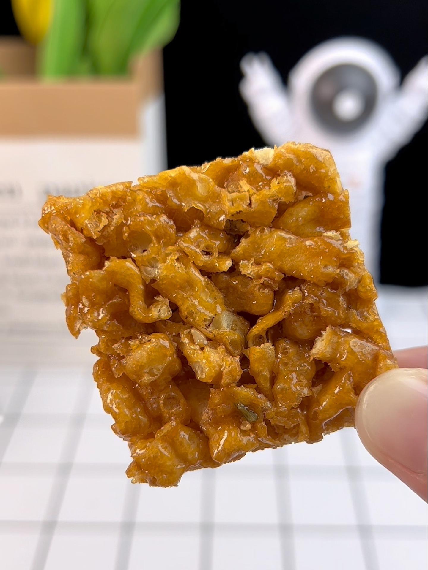 老式琪玛酥,酥酥脆脆的越嚼越香,好吃到停不下来 琪玛酥 沙琪玛 零食推荐 妈呀太香了 吃货