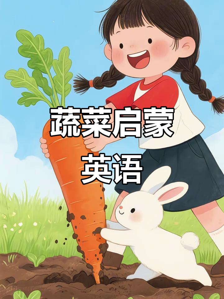 趣味英语绘本,胡萝卜的故事让孩子们爱上蔬菜!