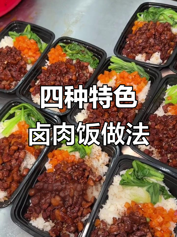 经典卤肉饭、鸡柳鸭腿酱香饭,教你做秘制美味