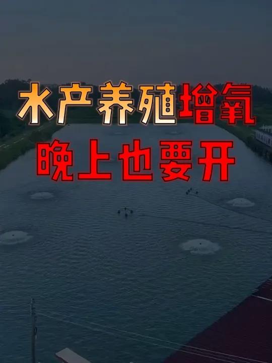 晚上开增氧机要提前,不要往后拖!