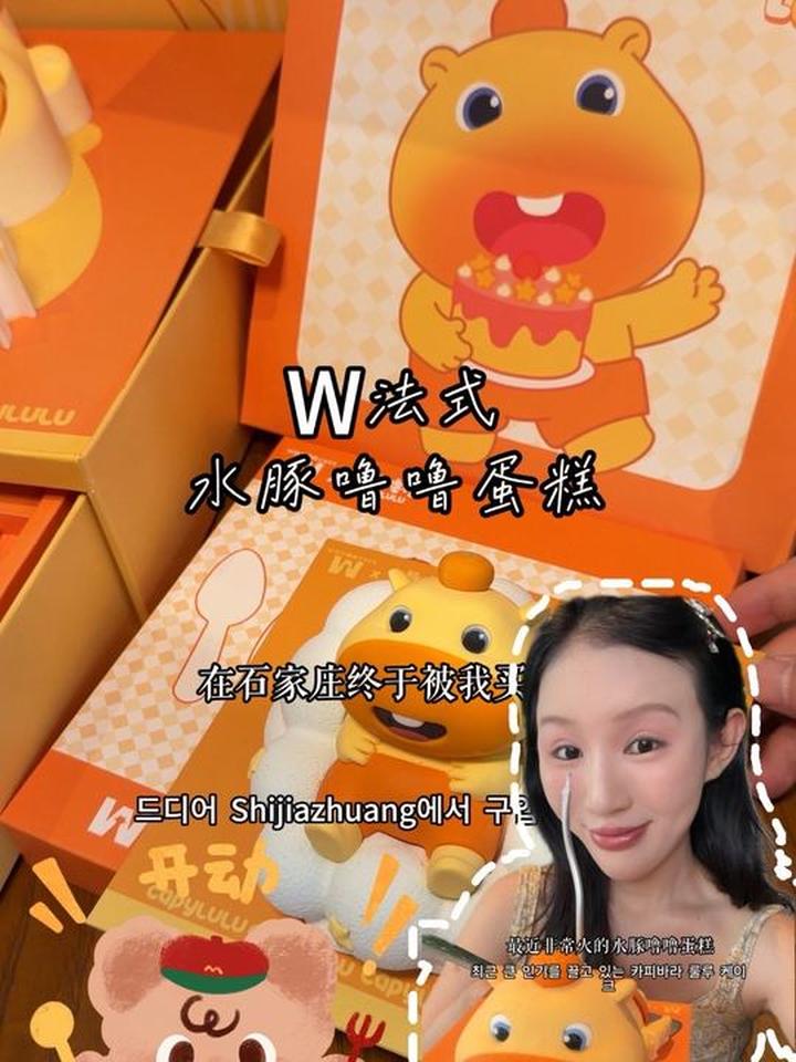 报告！在石家庄花三十多吃到了 最近很火的水豚噜噜蛋糕