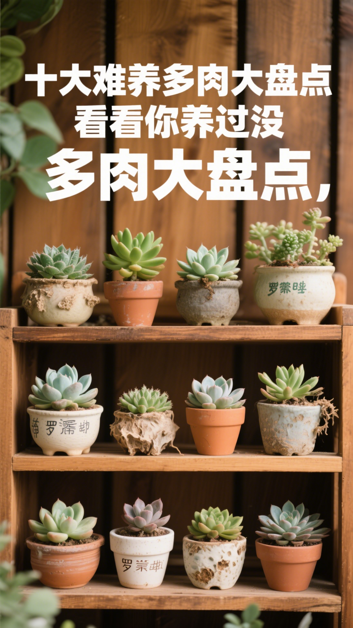 十大难养多肉大盘点看看你养过没