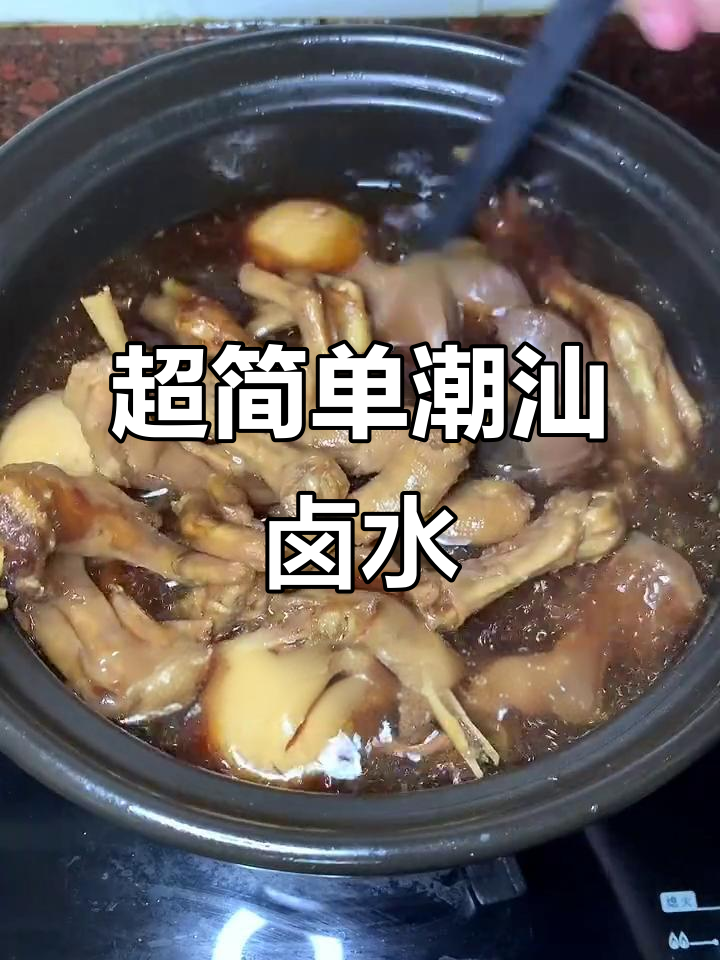 潮汕卤水轻松做,鸭爪、鸭肾一锅搞定