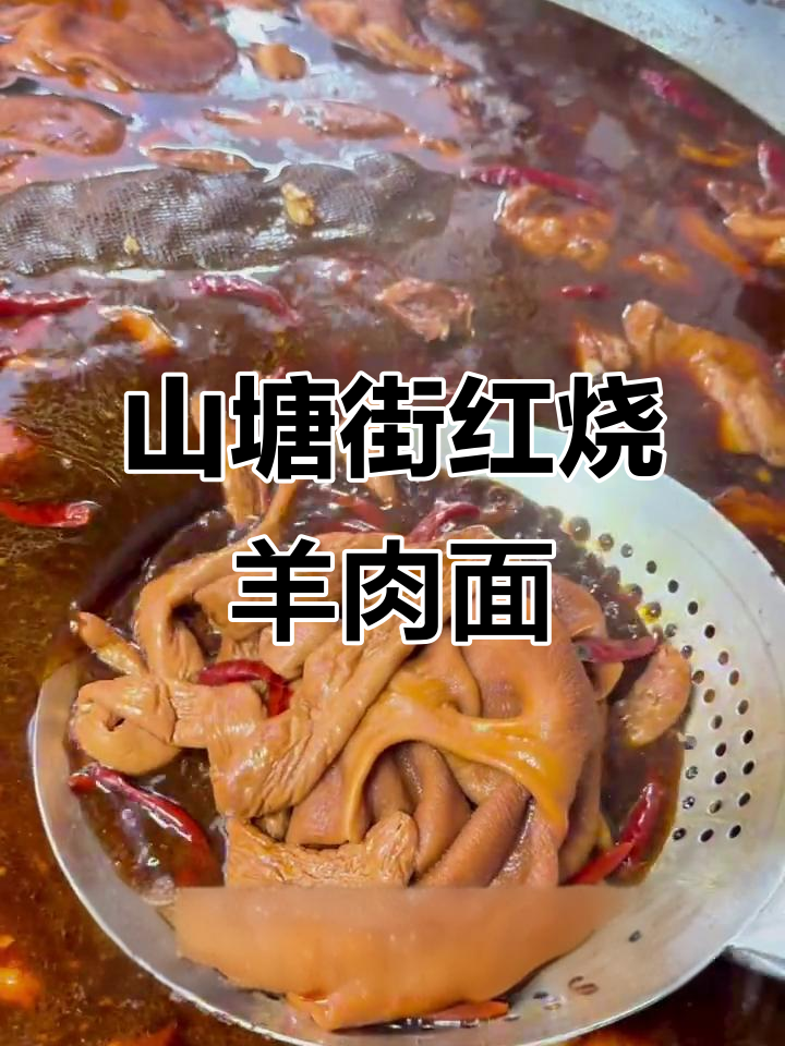 苏州山塘街隐藏的美味红烧羊肉面,肉多到溢出来!
