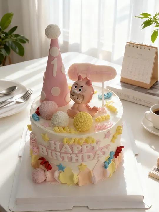 生日蛋糕糖牌制作教程