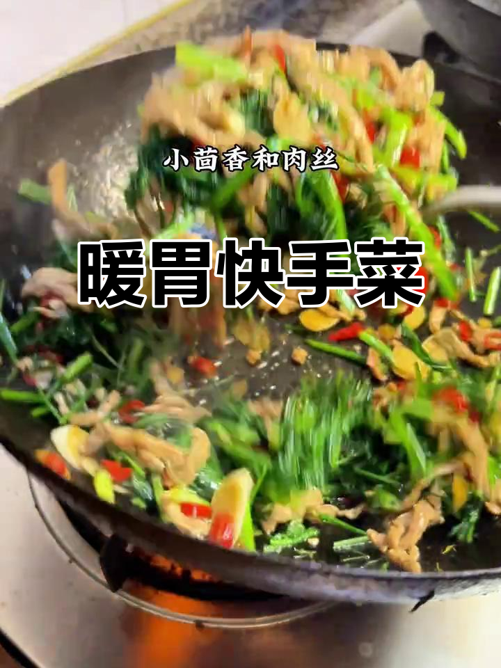 胃不舒服?试试茴香炒肉丝,温暖又易消化,10分钟搞定!