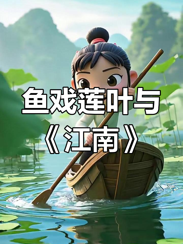 江南汉乐府:鱼戏莲叶,儿童诗词启蒙