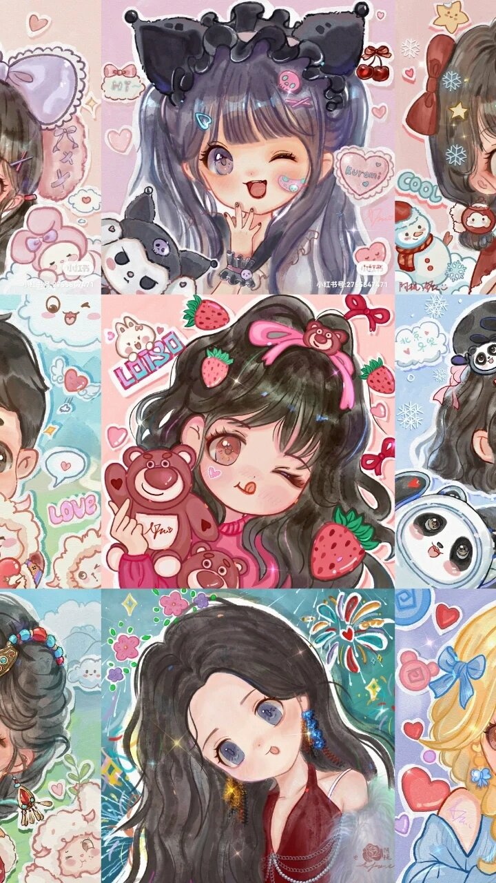 可爱女生微信头像