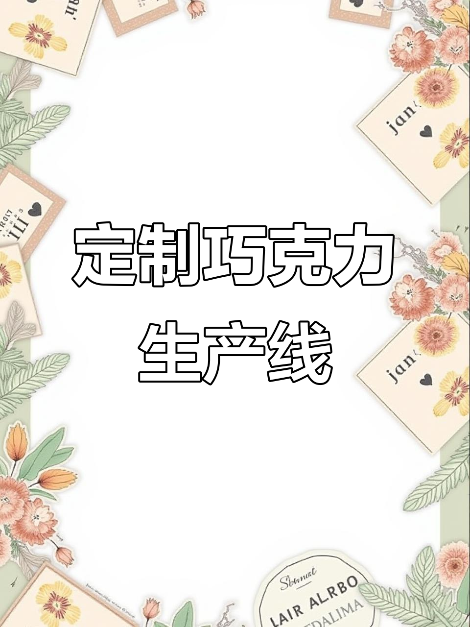 专业巧克力设备制造,全套解决方案助力生产
