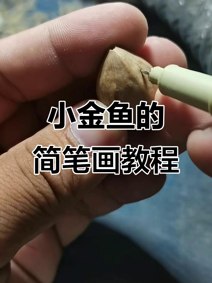 轻松学画小金鱼，步骤简单又有趣