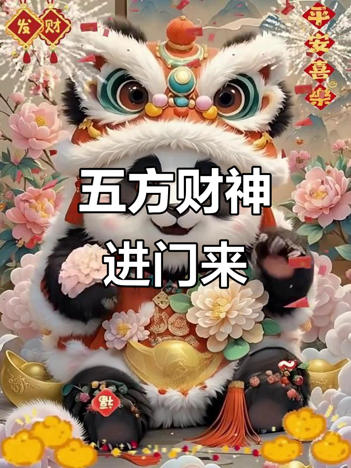 迎财神必念口诀,五路财运进家门