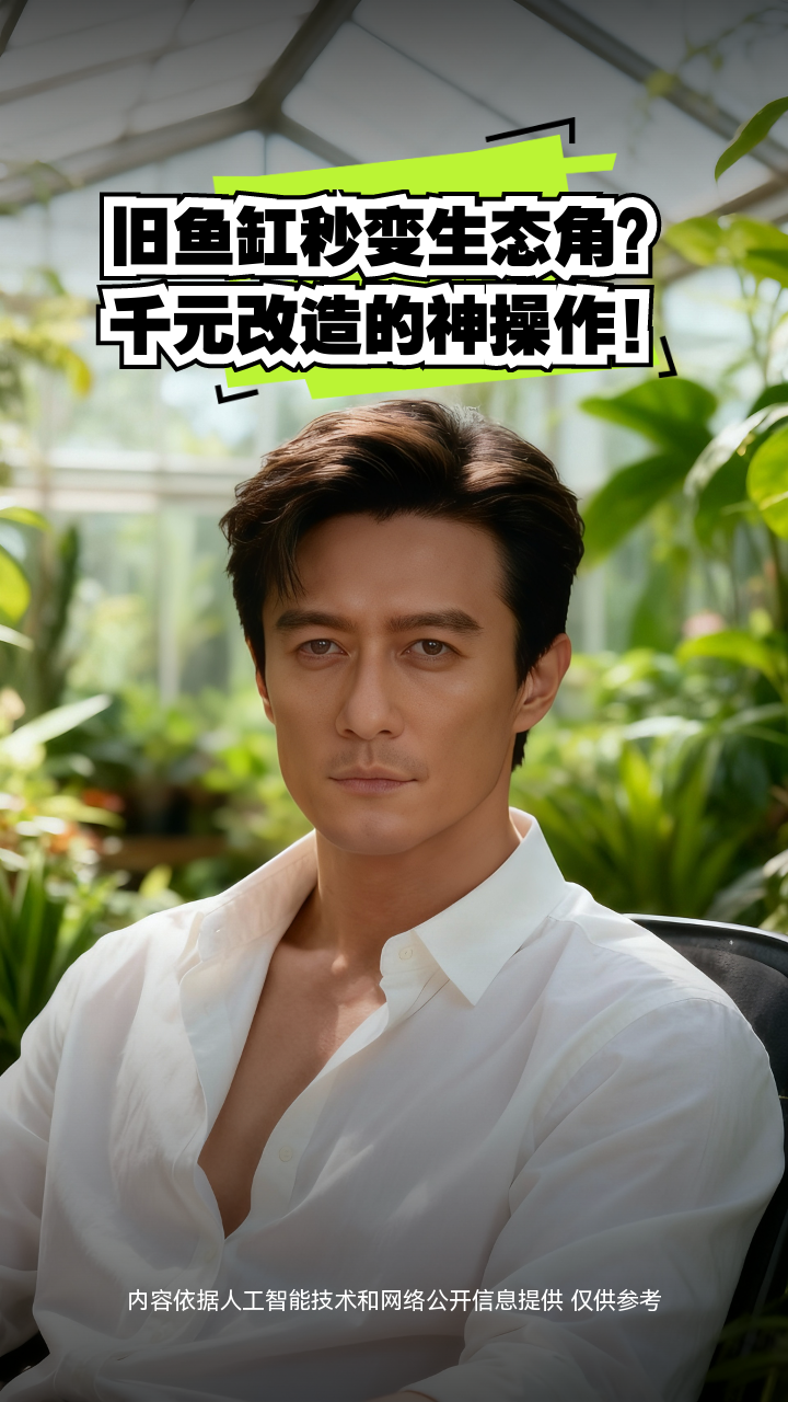 旧鱼缸秒变生态角？千元改造的神操作！