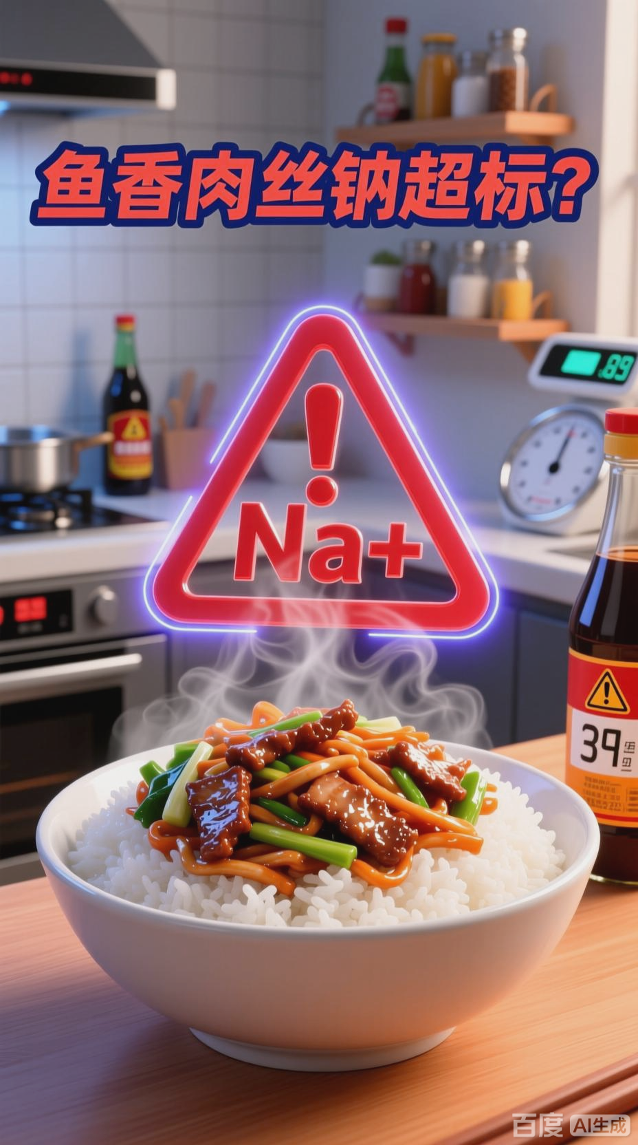 鱼香肉丝盖饭钠含量超标?真相揭秘