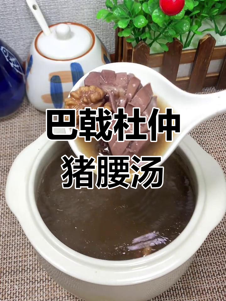 广东经典巴戟杜仲猪腰汤,滋补又美味