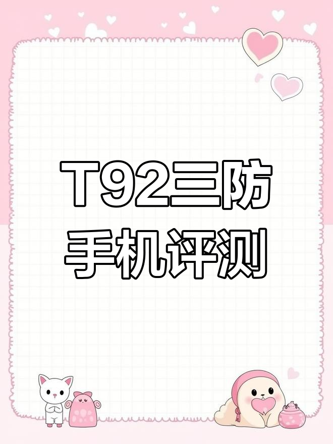 大唐电信T92三防手机开箱,电池耐用但屏幕易碎