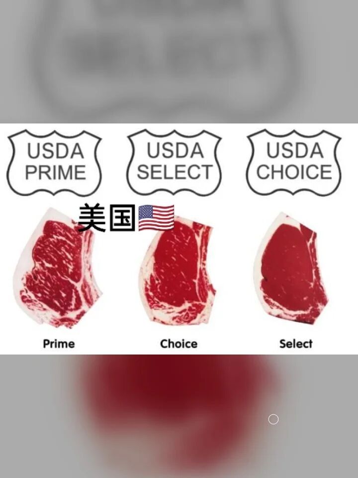 各国牛肉等级划分