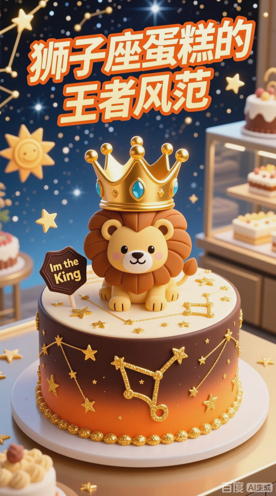 狮子座蛋糕的创意与魅力
