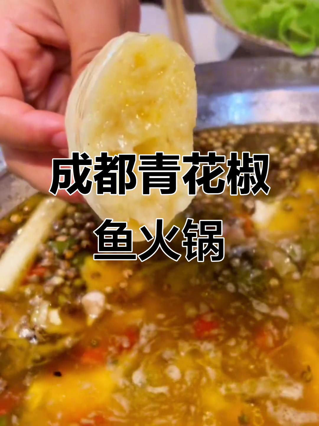 成都热荐青花椒鱼火锅,麻辣鲜香配肥肠牛蛙,绝对过瘾!