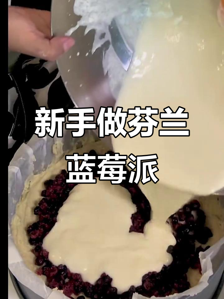 芬兰经典蓝莓派,新手一次成功!