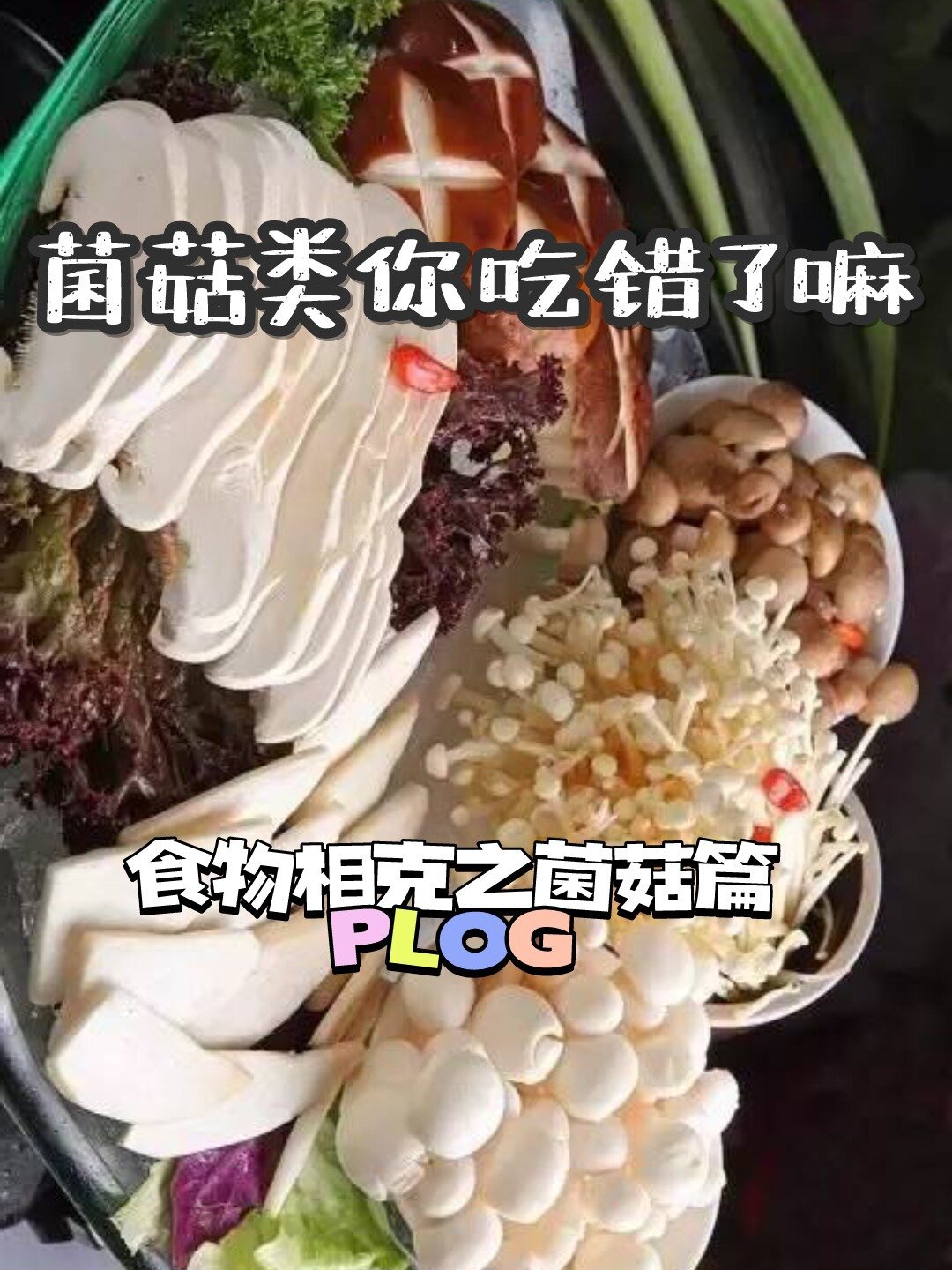 食物相克之菌菇篇