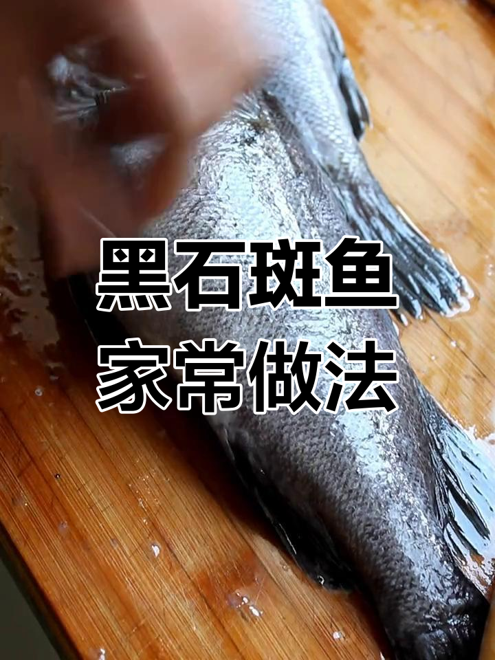 春季黑石斑鱼做法,简单又美味