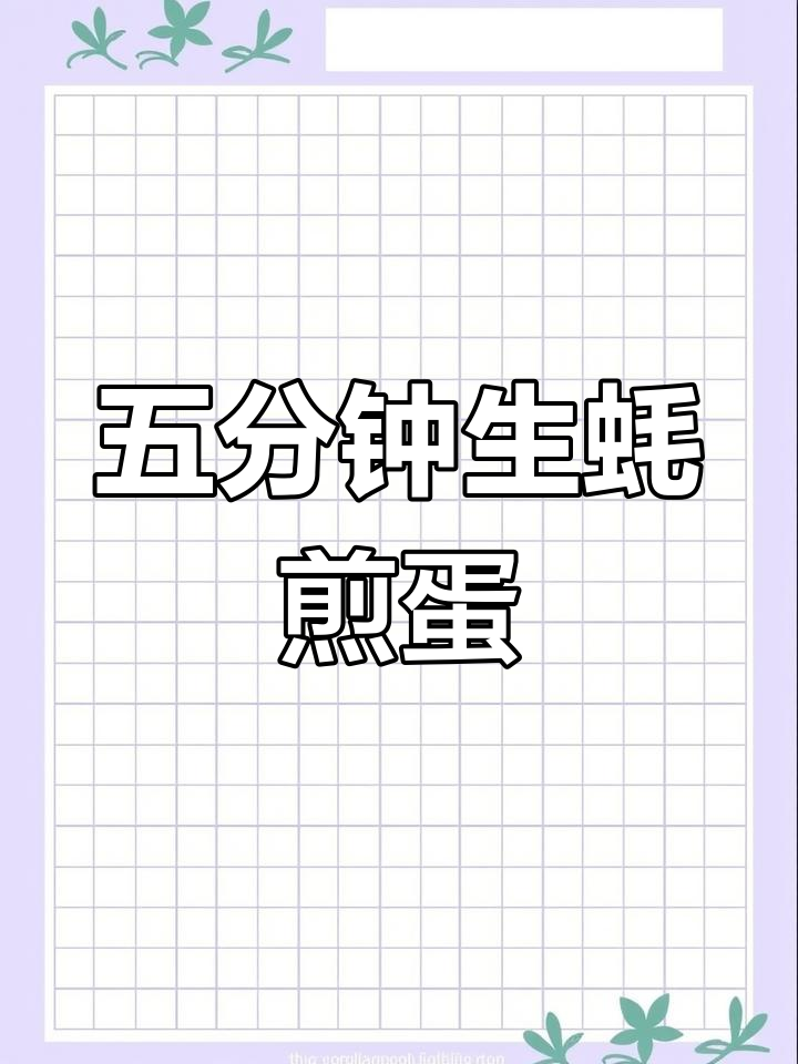 超级快手生蚝煎蛋,五分钟搞定鲜美晚餐