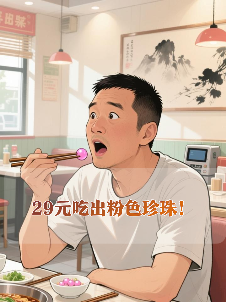 29元韭菜炒蚌肉意外吃出粉色珍珠