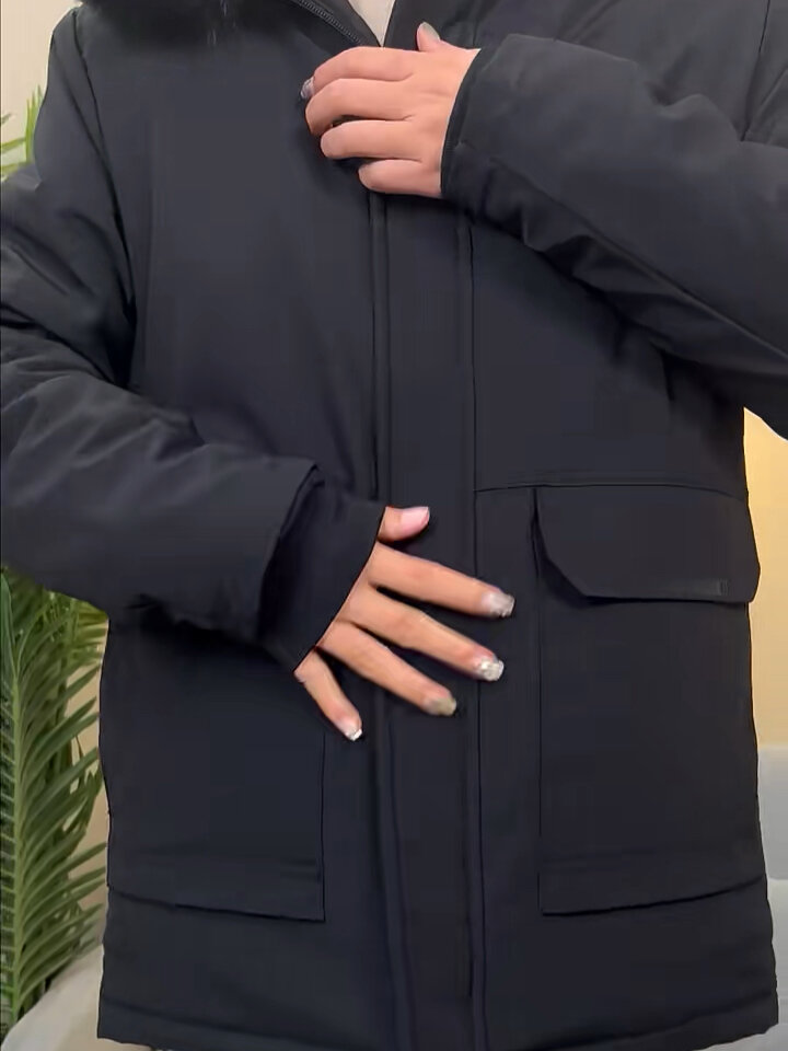 冬天给老爸准备的保暖派克服!