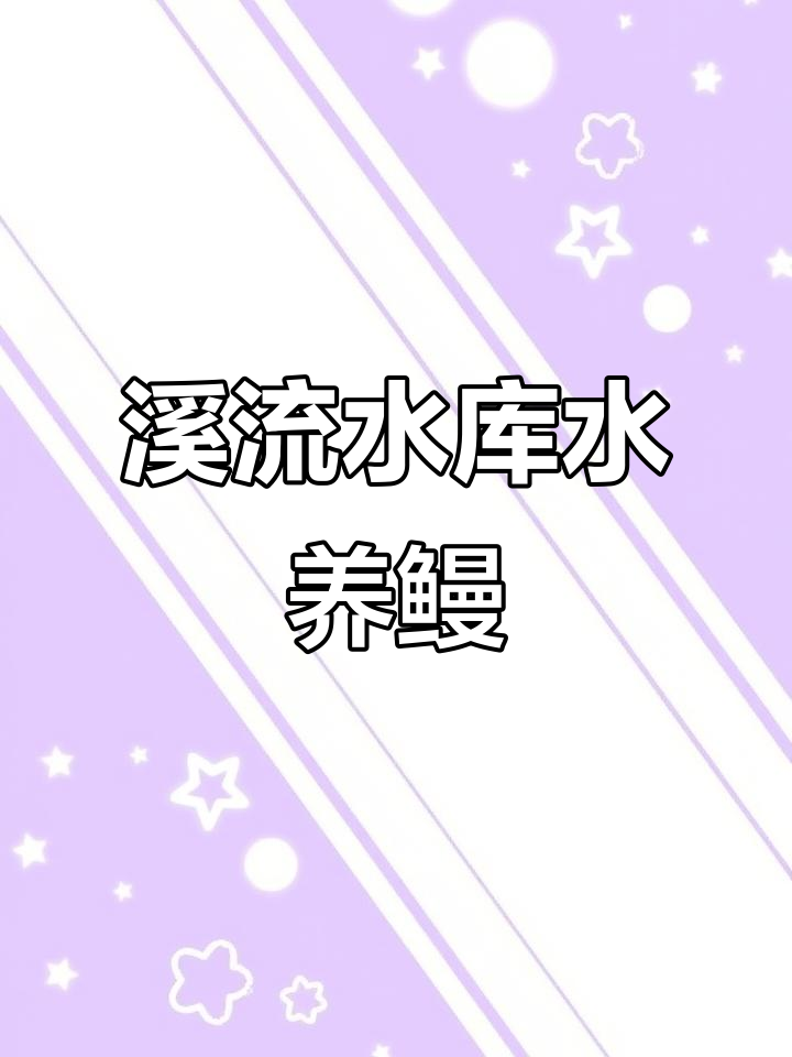 山泉水养鳗鱼,价格堪比黄金