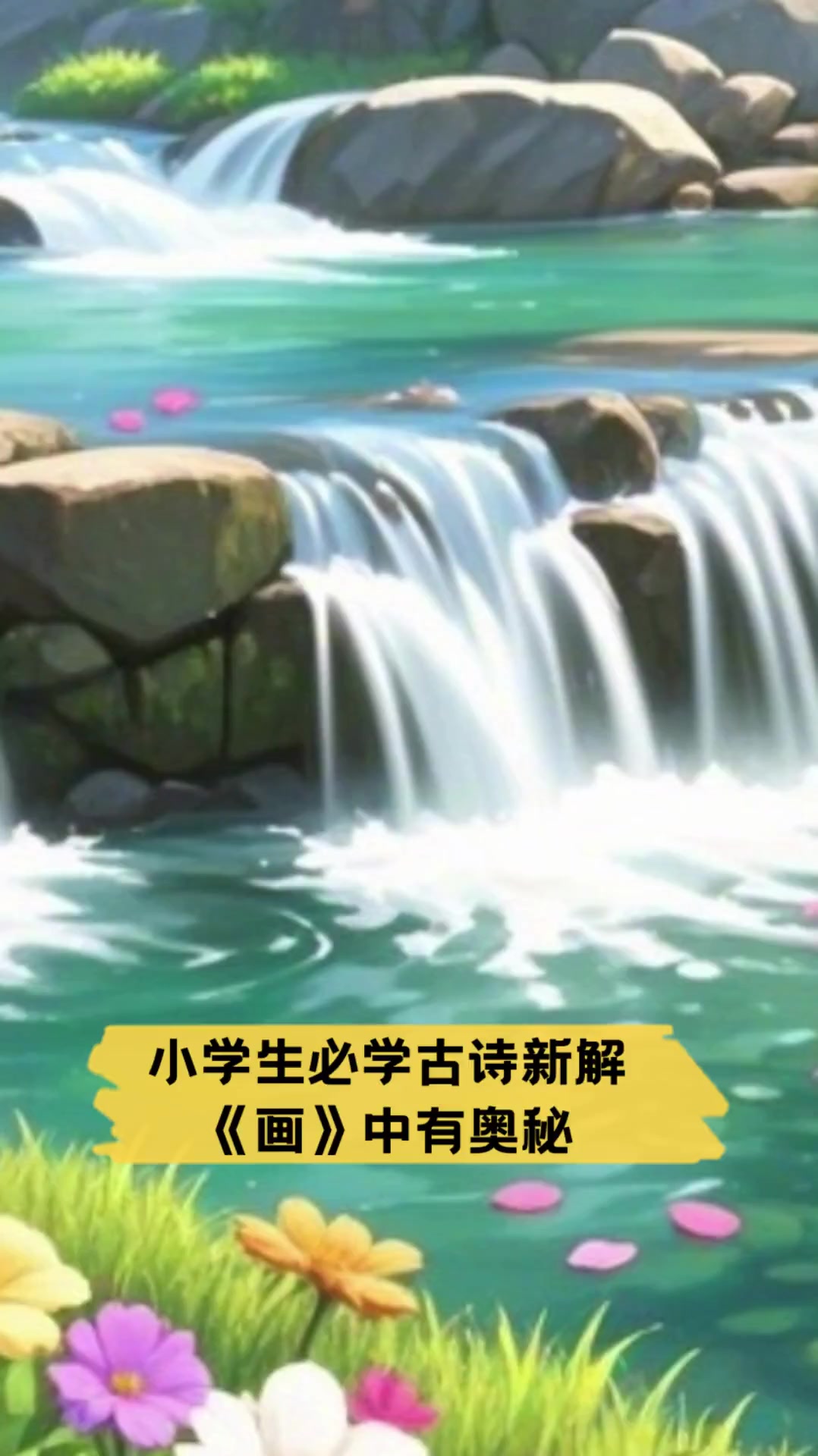 小学生必学古诗新解,《画》中有奥秘
