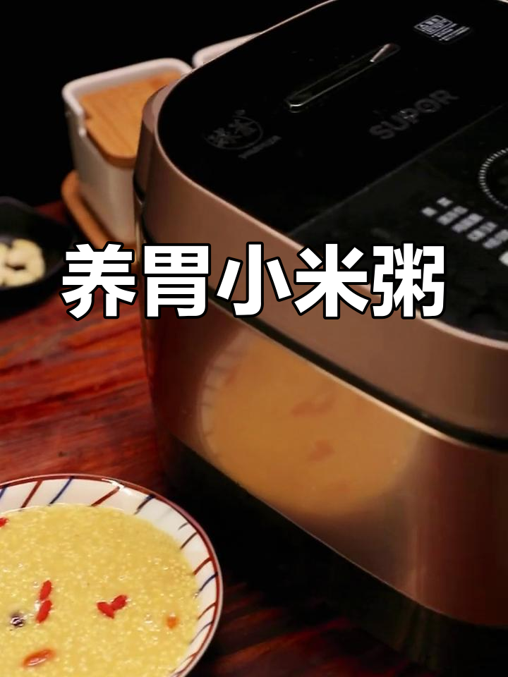 小米粥,健脾养胃又好喝!电饭煲轻松做