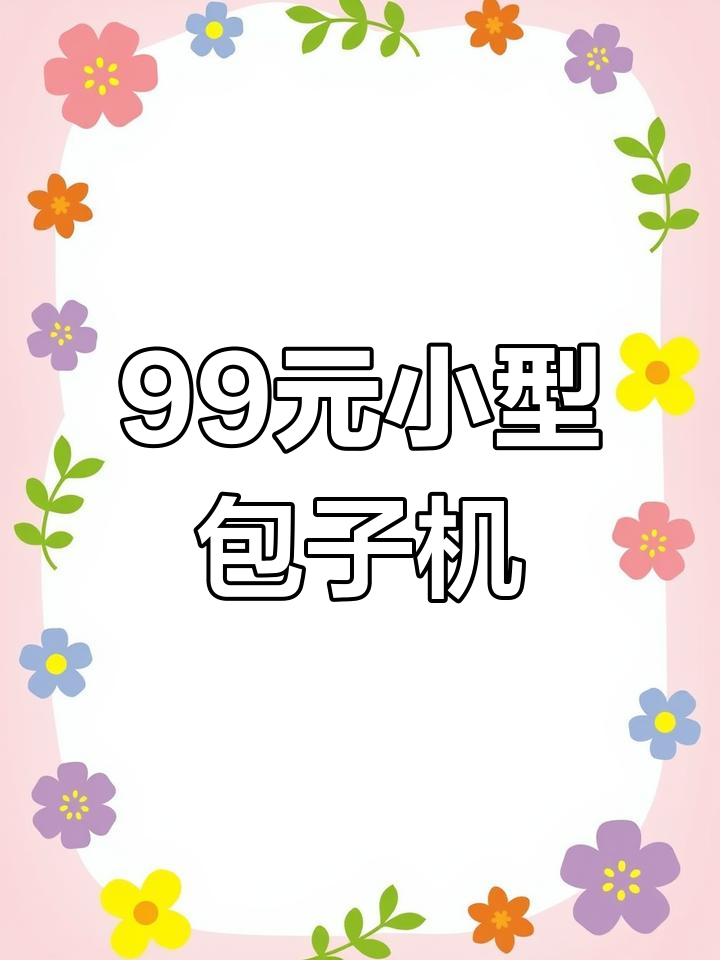 小型家用包子机99元,功能全解析