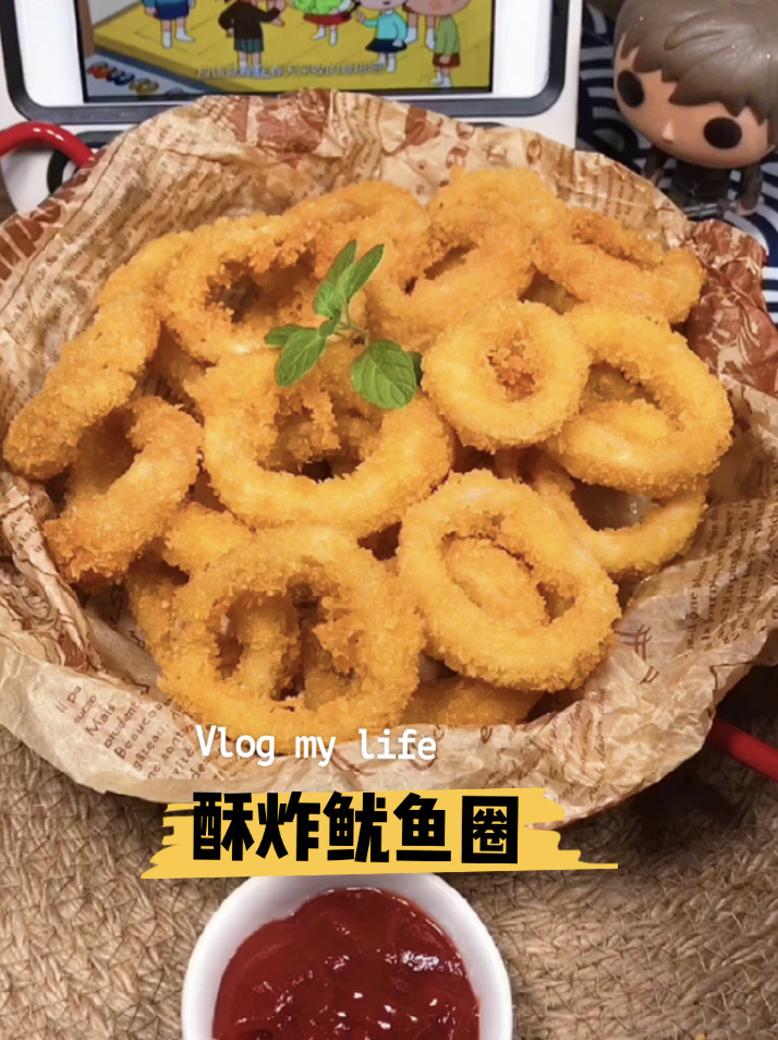 酥炸鱿鱼圈,比外面还好吃呢