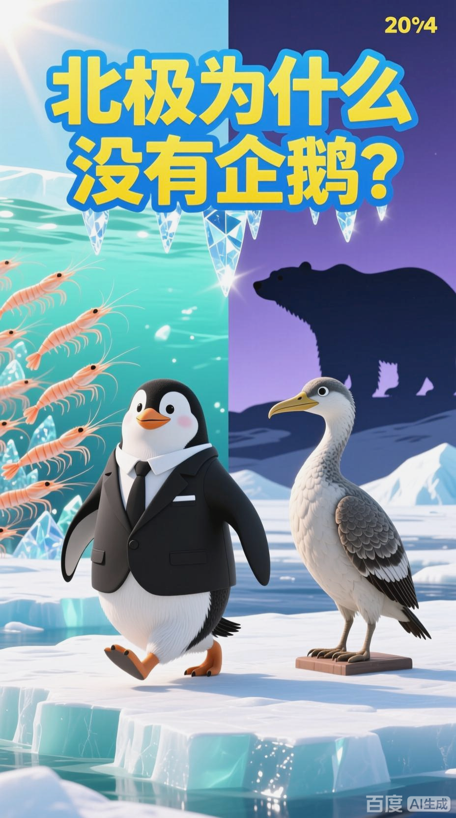 北极有企鹅吗？揭秘极地生物之谜