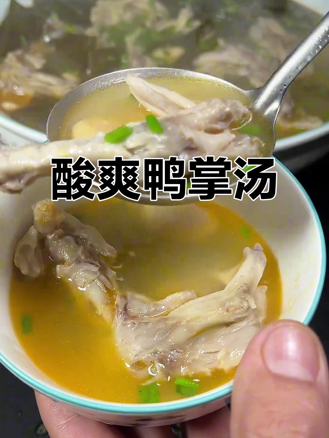 酸萝卜鸭掌汤,冷天必备开胃美食,简单又美味