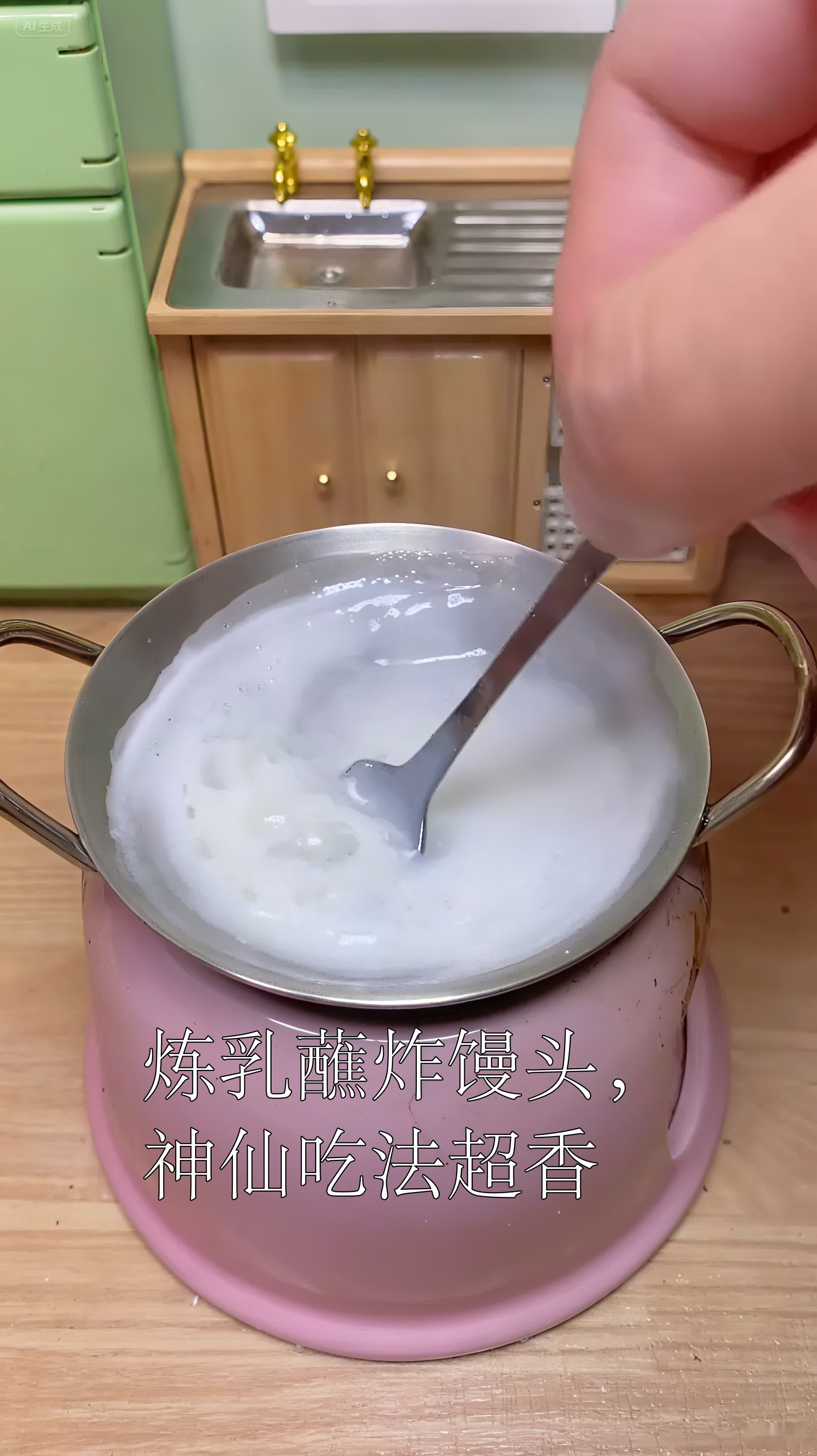 炼乳蘸炸馒头，神仙吃法超香