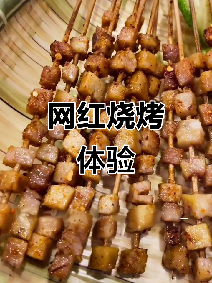 老板竟是网红,烧烤鸡肉美味,素菜稍显平淡