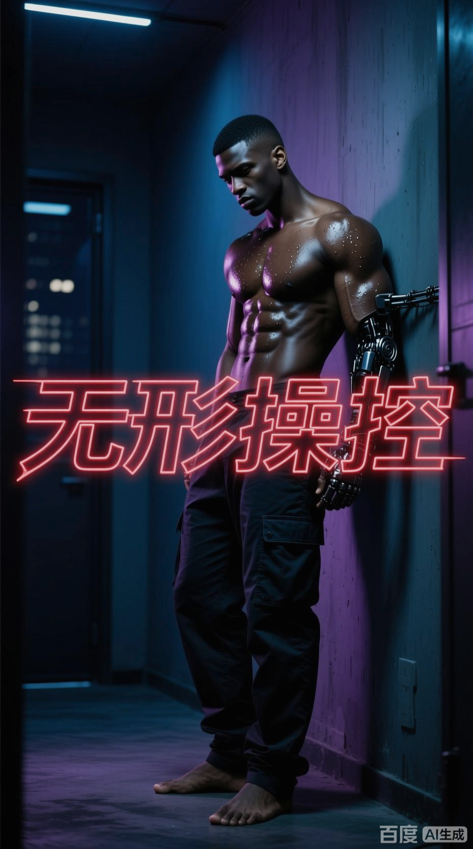 黑皮肌肉男的特殊控制场景