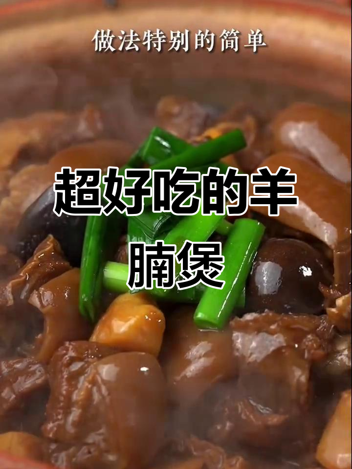 羊腩煲这样做,比饭店还好吃!砂锅炖出美味羊肉