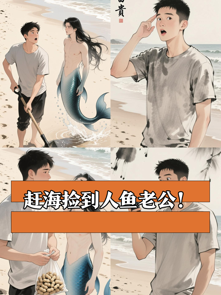 摆烂渔夫赶海捡到人鱼王子，系统逼我直播恋爱！