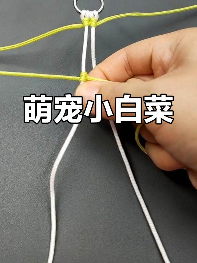 小白菜挂件,猫爪造型超可爱!